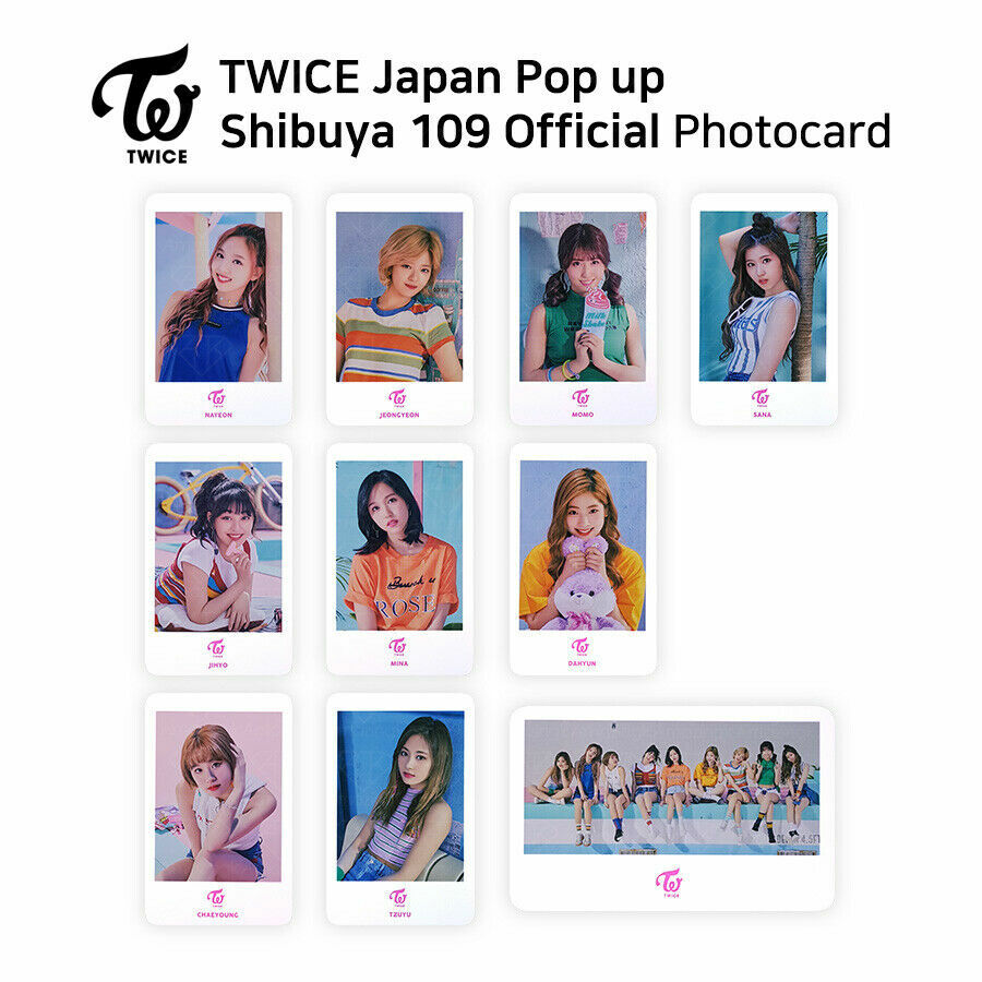 ❶ TWICE #TWICE フォトカード 渋谷 109 POPUP TWICE Japan Pop Up Popup Shibuya 109 Photocard | eBay
