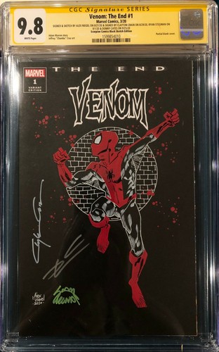CLAYTON CRAIN RYAN STEGMAN CATES Signed ALEX RIEGEL Sketch CGC 9.8 ...