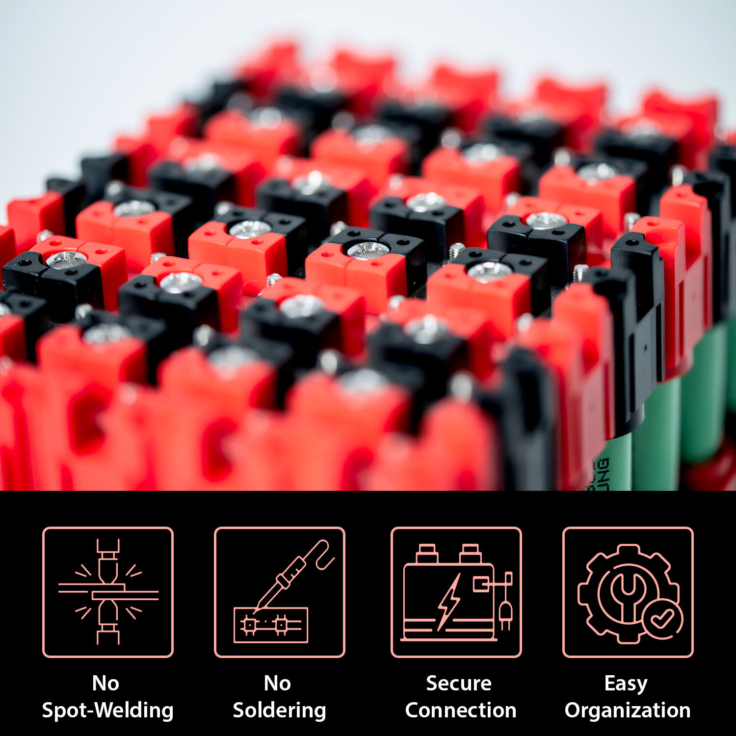 CelCapz by Vruzend UK Battery Builders Kit 18650 Cells No Solder Or