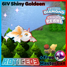 6IV Shiny Seaking Pokemon Brilliant Diamond Shining Pearl