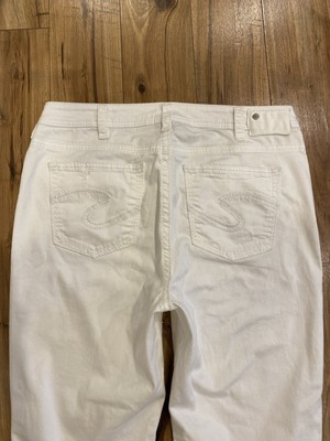 white distressed capris plus size