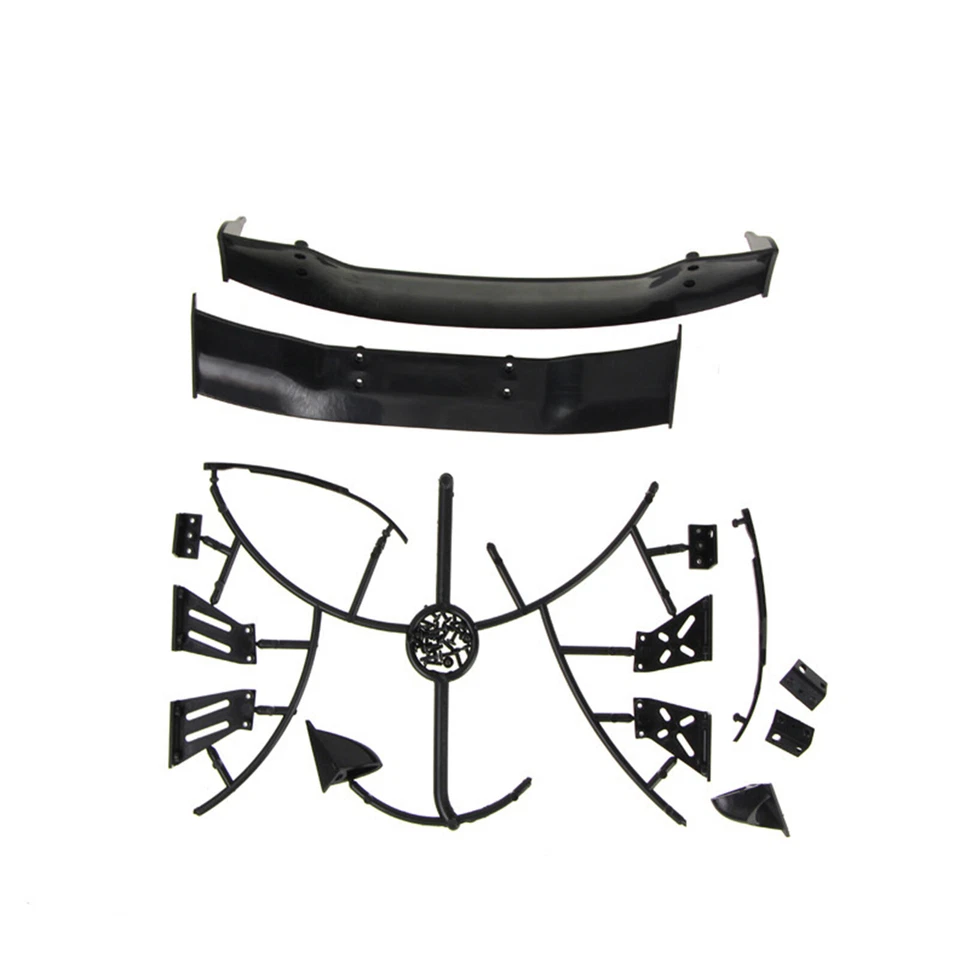Universal Car Rear Wings Plastic Spoiler Wing for 1/10 RC Racing Drift Truck Car - Image 3 of 4