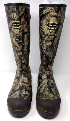 LaCrosse AlphaBurly Pro 1200 G Camouflage Insulated Hunting Boots Size  9 - READ