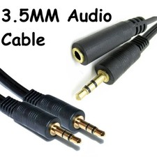 Image of High Quality 3.5mm Jack Male to Male Aux Audio Stereo Cable Lead 1m 2m 3m 5m 10m