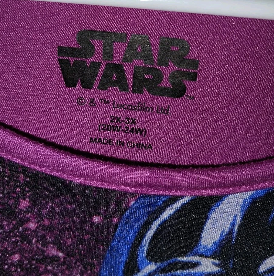 Star Wars Women's Nightgown Lucasfilm 2x-3x - Image 3 of 4