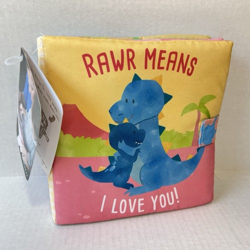 Demdaco Rawr Means I Love You Dinosaur Plush Children's Soft Book Toy Activity