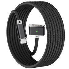 Aripps 140W USB-C to Magnetic 3 Cable 6.6FT,Black Fit for MacBook Air Black