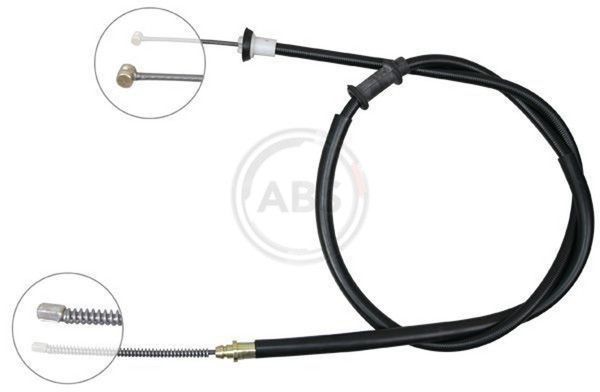 A.B.S. Bremsseil Seilzug Feststellbremse K13106 FüR Fiat Lancia Idea Musa Van-image