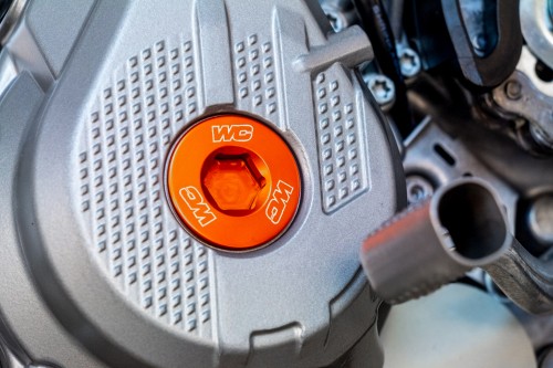Works Connection Engine Plugs - Orange Motorcycle ATV/UTV Dirt Bike 24-453 - Bild 2 von 4