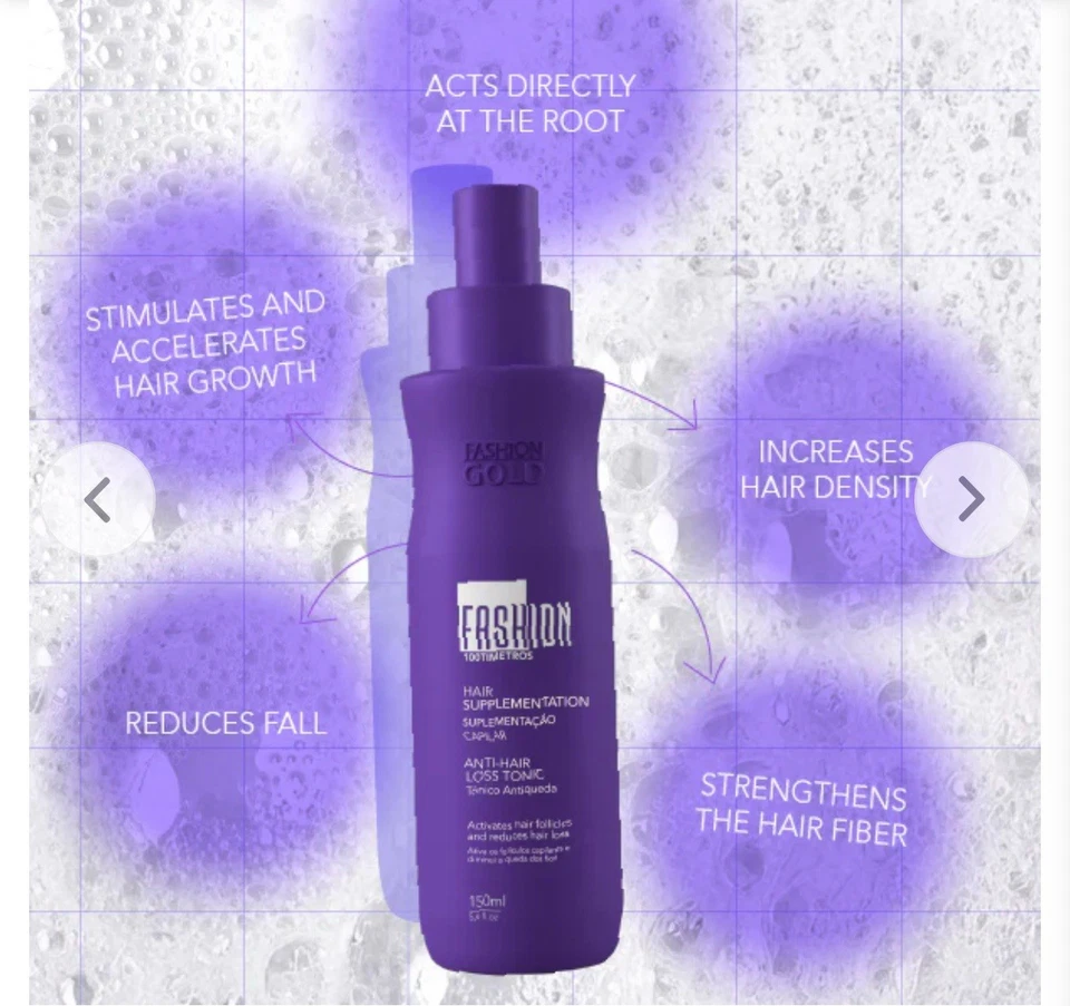 Tônico Anti Queda Capilar FASHION GOLD (viral No 🇧🇷)  - Image 3 of 4