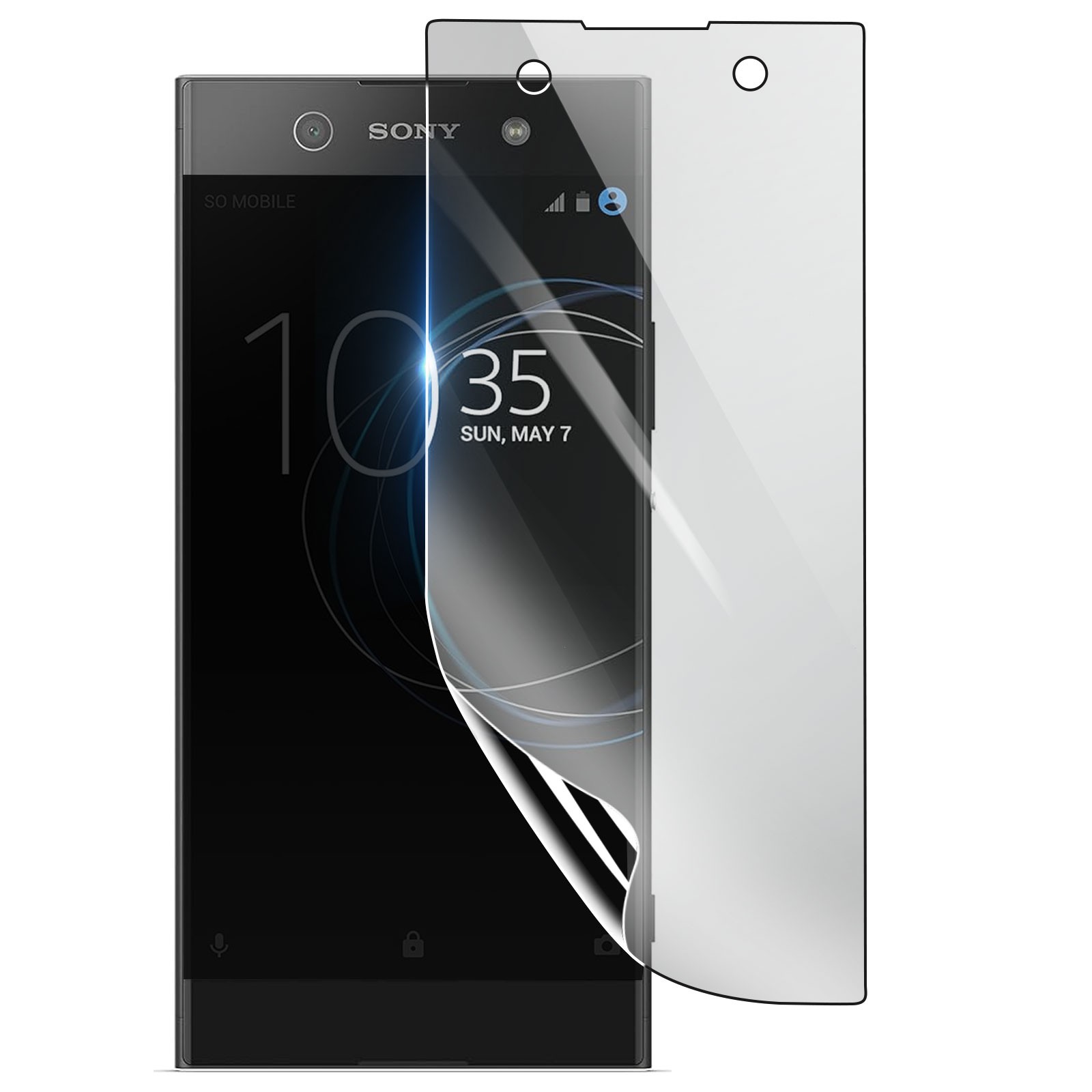 Protection écran hydrogel Xperia XA1 Ultra film de finition invisible transparente