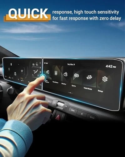 2025 Kia K5 GT Line Screen Protector Antiglare 25-25 K5 12.3" (Split Screen) - Image 3 of 4