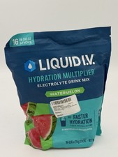 Liquid I.V. Hydration Multiplier Electrolyte Drink Mix Watermelon 16 Packets