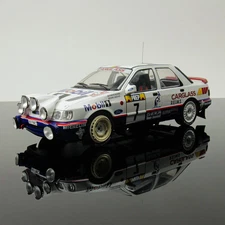 MCG 1:18 Diecast Ford Sierra Cosworth 4x4, No.7, Mobil 1, Rallye WM, Monte Carlo