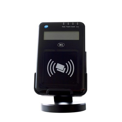 ACS Acr1222L-D1 Smart Card USB NFC Reader RFID Screen With Stand