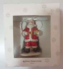 🎅Royal Doulton Christmas Santa and Sack Hanging Decoration/Figurine 