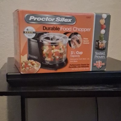 Proctor Silex 72507 1.5 Cup Electric Food Chopper, Pulse Speed Control