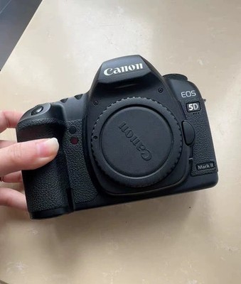 Canon EOS 5D Mark II 21MP DSLR Full Frame Video Camera Black 5D2 English
