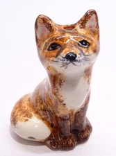 Babbacombe BLP Pottery ENGLAND * Small Red Fox  * Pie Bird Vent/Funnel