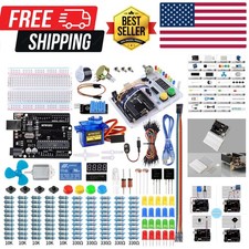 Ultimate Starter Kit with Tutorial, Breadboard Holder, Jumper Wires, Resistor...
