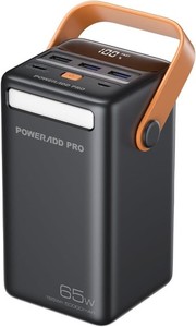 50000mAh Power Bank 65W USB-C PD Fast Charging Portable Charger LED