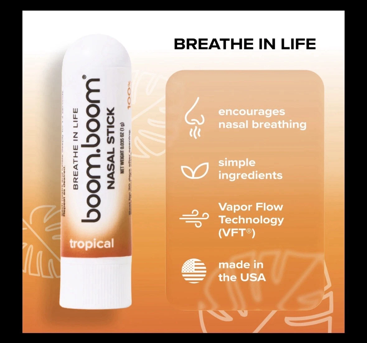 Set Of 4 Boom Boom Nasal Sticks