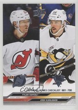 2023 Upper Deck Extended Series Checklist Tyler Toffoli Erik Karlsson #700 w7v