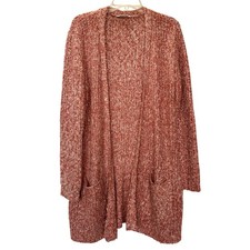 BB Dakota Steve Madden Odetta Pocket Cardigan Large Open Front Knit Sweater