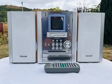 Panasonic SA‑PM25 Mini Hi‑Fi System CD Cassette Radio & Remote Control Working