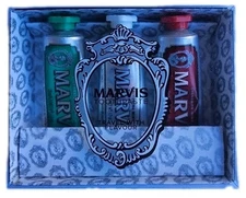 Marvis Travel with Flavor Set | Original Mints Toothpastes (IMPERFECT BOXES)