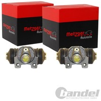 2X Metzger Radbremszylinder 22,20Mm Passend FüR Renault Laguna Trommelbremse |