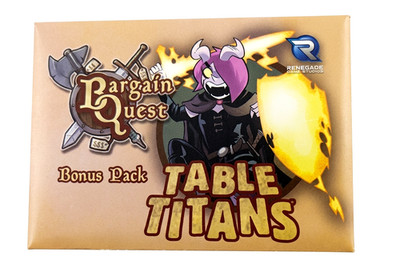 NEW Bargain Quest Table Titans Bonus Pack by Renegade Games RGS00871 Free Ship!
