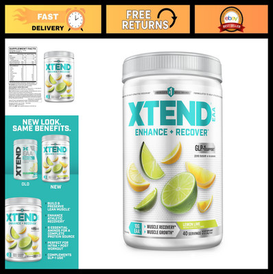 EAA BCAA Powder for Muscle Recovery & Lean Growth | 10g EAAs | Lemon Lime Flavor