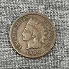 1908 S Indian Head Cent VG+