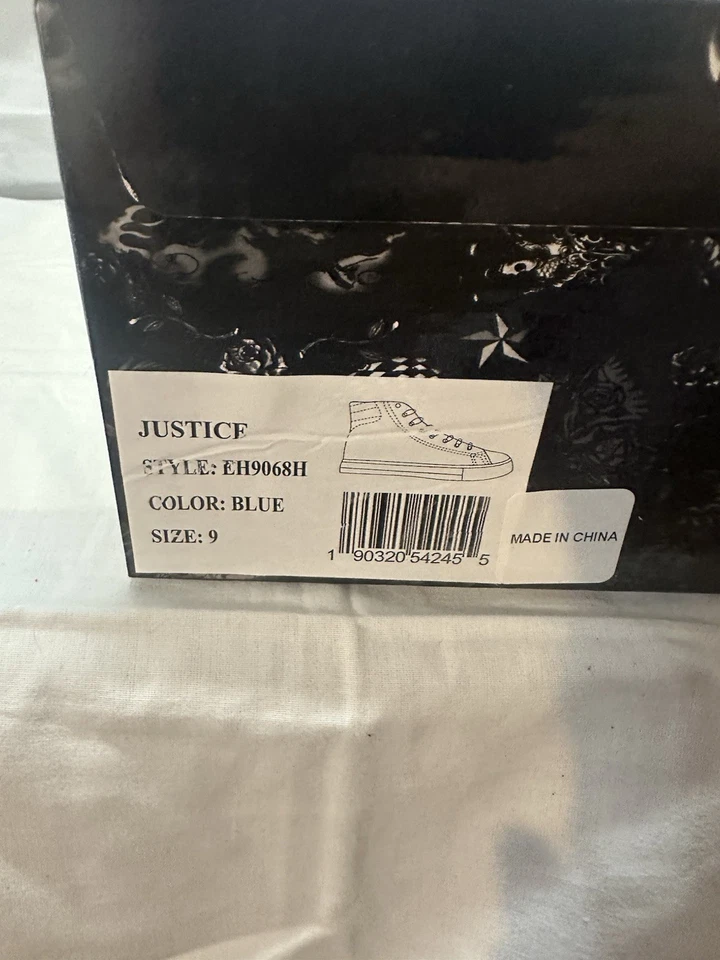 Ed Harvey blue shoes size 9 - Image 4 of 4