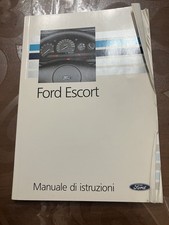 Libretto Uso E Manutenzione Ford Escort 1992