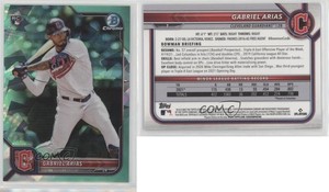 2022 Bowman Chrome Sapphire Edition Aqua /99 Gabriel Arias #7 Rookie RC
