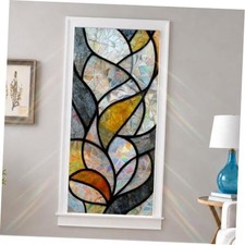 Window Privacy Film 17 x 39 Inch Static Cling Decorative Colorful Window 11