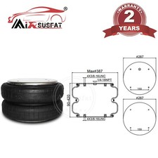 1X For Firestone W01-358-6800 Contitech  FD530-30 518 Air Suspension Spring Bag