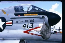 BD415 ORIGINAL K64  SLIDE: LTV A-7E Corsair II 159639/NG-413 VA147 NAS Lemoore 1