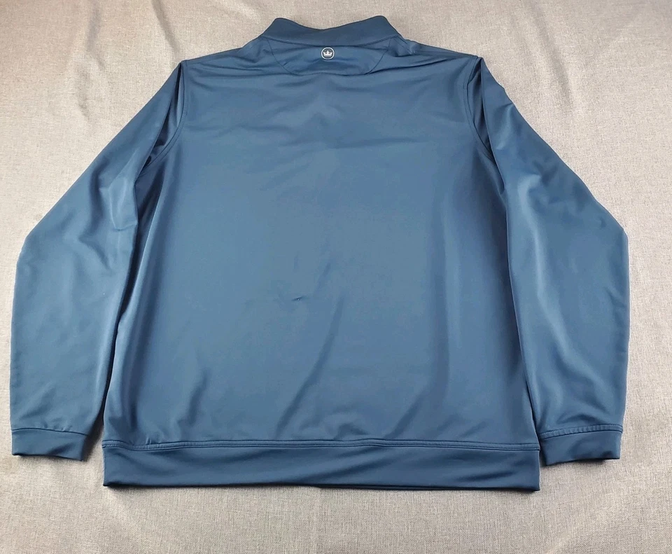 Peter Millar Galway 毛衣宝马锦标赛男式 XL 1/4 拉链性能高尔夫 — 第 3/4 张图片