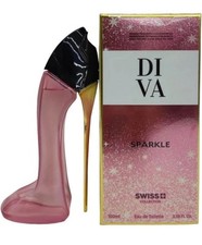 Diva Sparkle by Swiss Collection 3.3oz EDT for Women New Sealed Box