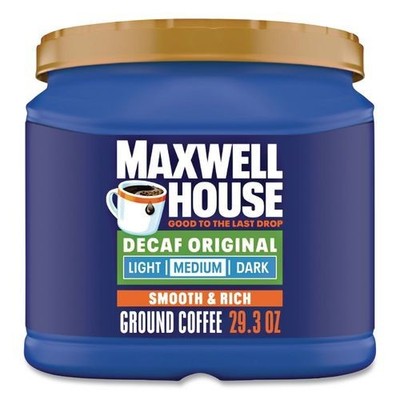 Maxwell House 04658 Coffee, Decaffeinated Ground Coffee, 29.3 oz Can
