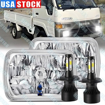 2Pcs For Toyota Tacoma 1995 1996 1997 & Pickup 5X7'' 7X6 LED Headlights Hi/Lo DRL