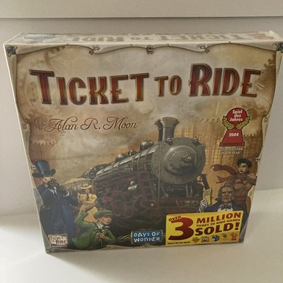 TICKET TO RIDE DAYS OF WONDER ALAN R MOON GERMAN GAME OPEN BOX SEALED PACKAGES
