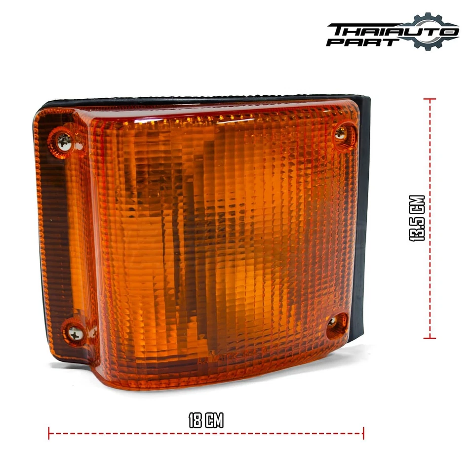 Par de luces laterales de esquina Isuzu LR superior para adelante FTR FVR FRR 195 1991-1994 Foto 4 de 4