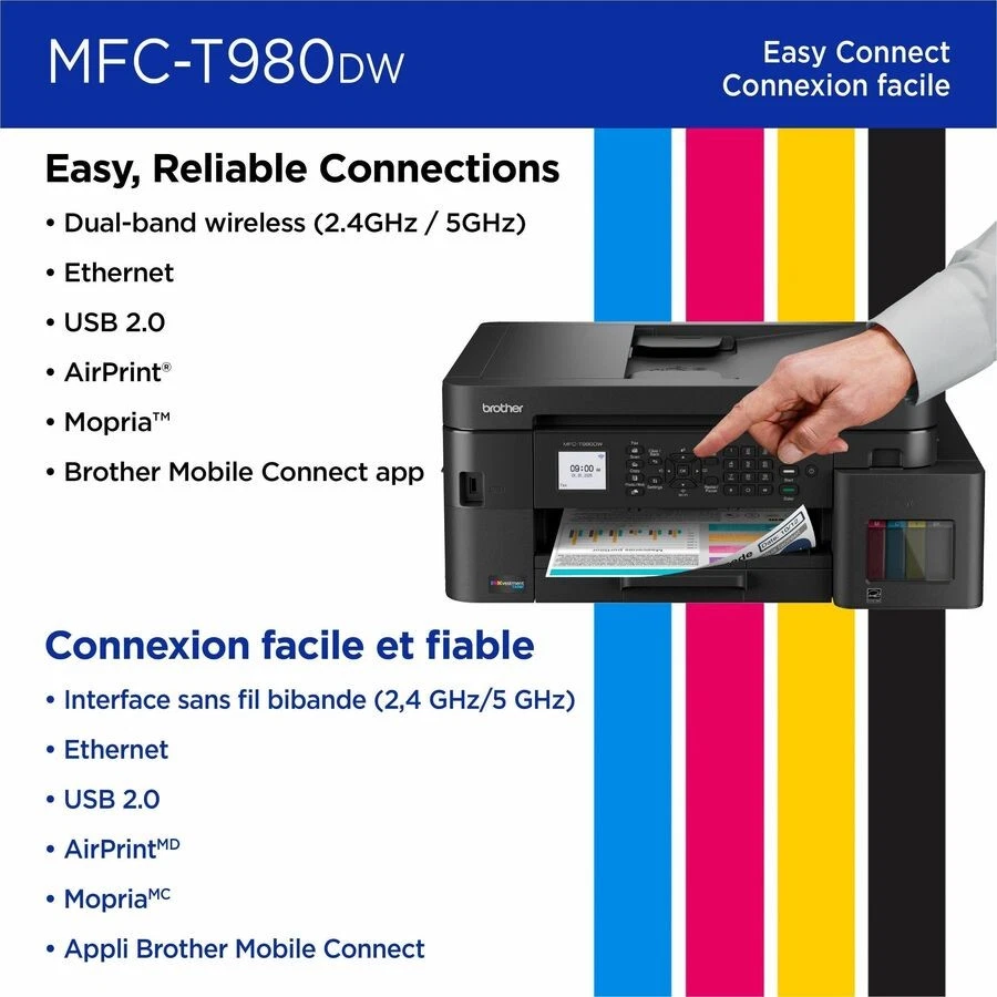 Brother MFCT980DW Wireless Color Inkjet All-in-One Printer image 3