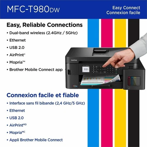 Brother MFCT980DW Wireless Color Inkjet All-in-One Printer image 3