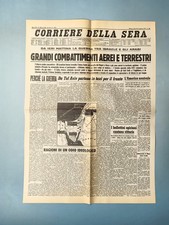 CORRIERE DELLA SERA 6 JUNE 1967 6 DAY WAR BETWEEN ISRAEL AND ARAB STATES