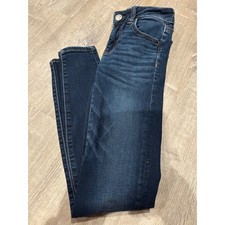American Eagle Dark Wash Denim Skinny Jeans Stretch Casual Everyday Sz 00